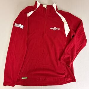 Vancouver 2010 Molson Coors HBC Ecowear Red 1/4 Zip Fleece Pullover